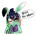 Boo, you whore.