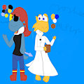 yoshitale au alphys and undyne