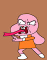 Anais when she has had it with a Person by HTFBlueFan