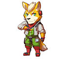 Fox McCloud by Rabbity