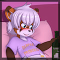 Hmmm.. what is that bottle ? by Launny