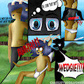 (Comic)-A nice day for a wedgie!