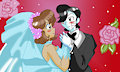 Boda, Mettaton y Frisk