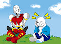 Somos hermanos YAOI Sans x Papyrus MEJORADO