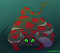 Encountering a wild catsnake - art by Neotheta