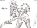 Sexy Gunslinger Sketch