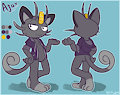 Meet Ajax the Alolan Meowth by Jakiepour