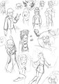 Random digital doodles
