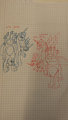 My drawing differences
