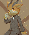 Commission 一条尾巴的猫