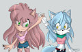 Hannah & Shiloh by EvolutionFreak