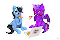 Pizza Noms by VioletRose