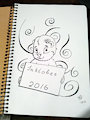 Lili- Inktober2016 by Lef