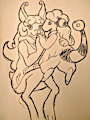 Inktober 1/? - Lucy and Lucy by LazyAmp