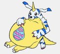 chubby gabumon by zebstrika