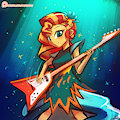 (Speed Paint) Sunset Shimmer Rocks!