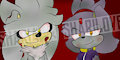 Silver X Blaze October costume (Zombie) by SilverTyler25