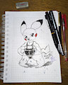 Day 4 inktober 2016 - Pool 'chu!
