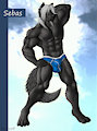 Sexy Wolf (version underwear color) by Zwolf