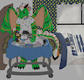 My wittle Koinu-chan had a bad dream by Dragon547