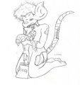Zombie mouse by Indus