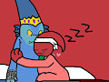 Chef Pepper Jack sleeping on the Gulper