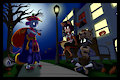 Commission Art: Halloween Haul by Danni81