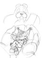 Nicole in hand by LeatherRuffian