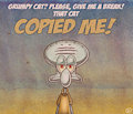 Grumpy Squidward