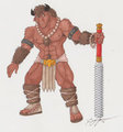 Bison Warrior by FoxFurries