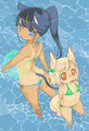 summer, ocean, bikini by Visark