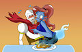 Undyne x Papyrus