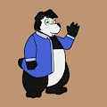 Panda friend by Fuzzumz