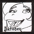 Inktober day 3, Portrait of Dulcine