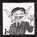 Inktober day 13, Kurtis as Gomez Addams chibi
