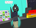 Bladder Bulge Behind the Counter