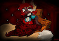 [Art Trade] Red on red by N64