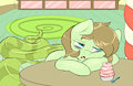 Too sleepy for ice cream