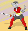 Swordsman of the Year 2541 by Kecomaster