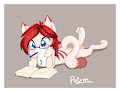[Commission] Cabbit Book Worm