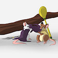 ratones comiendo uvas