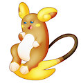 Alolan Raichu by AsunderCat