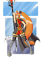 Spear Girl by greatnixfox