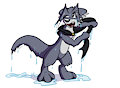 Wet Otter by Virmir