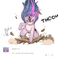 Superhero Landing by ColdBloodedTwilight