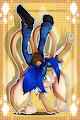"Handstanding Show-Off" by Bluukio by CabsterCabby