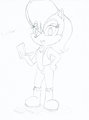 SATAM Sally sketch by NsfwMiku