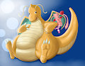 Dragonite Giving the Ol' Nudge n' Pudge