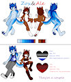 Zox&Ale Reff Sheet by ShadaleTheHedgehog