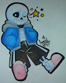 Traditional Doodles - Sans, Papyrus, and AMU! by Amuzoreh